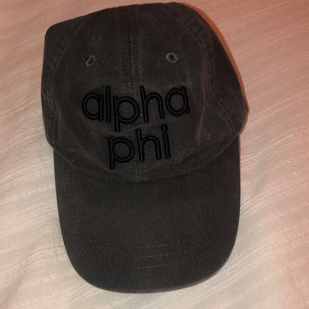 Black Alpha Phi Sorority Hat